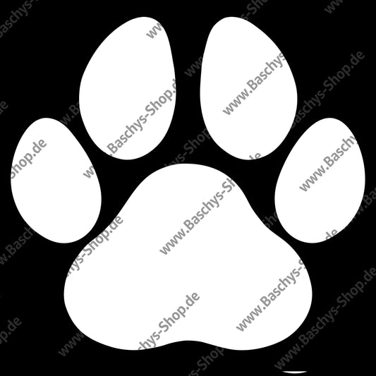 Aufkleber Hundepfote