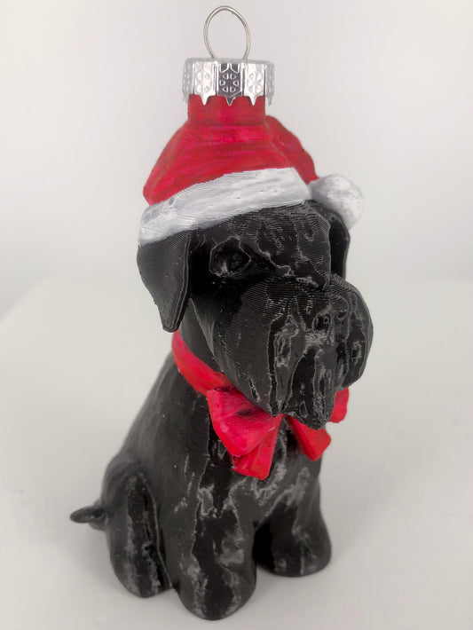 SantaPaws Weihnachtsbaum Ornament - Riesenschnauzer